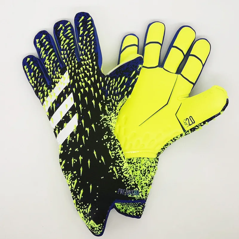

Top Latex Goalkeeper Gloves for Kids Aldult Non-Slip Professional Soccer Goalkeeper Gloves Man Football Glove Guantes De Portero