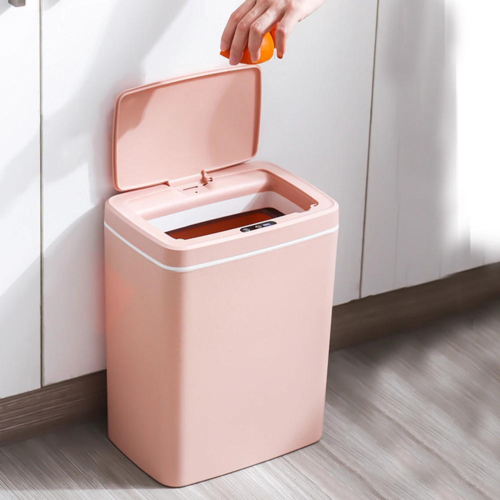 

Smart Sensor Trash Can Electronic Induction Dustbin Automatic Dustbin Household Bathroom Waste Bin Accessories