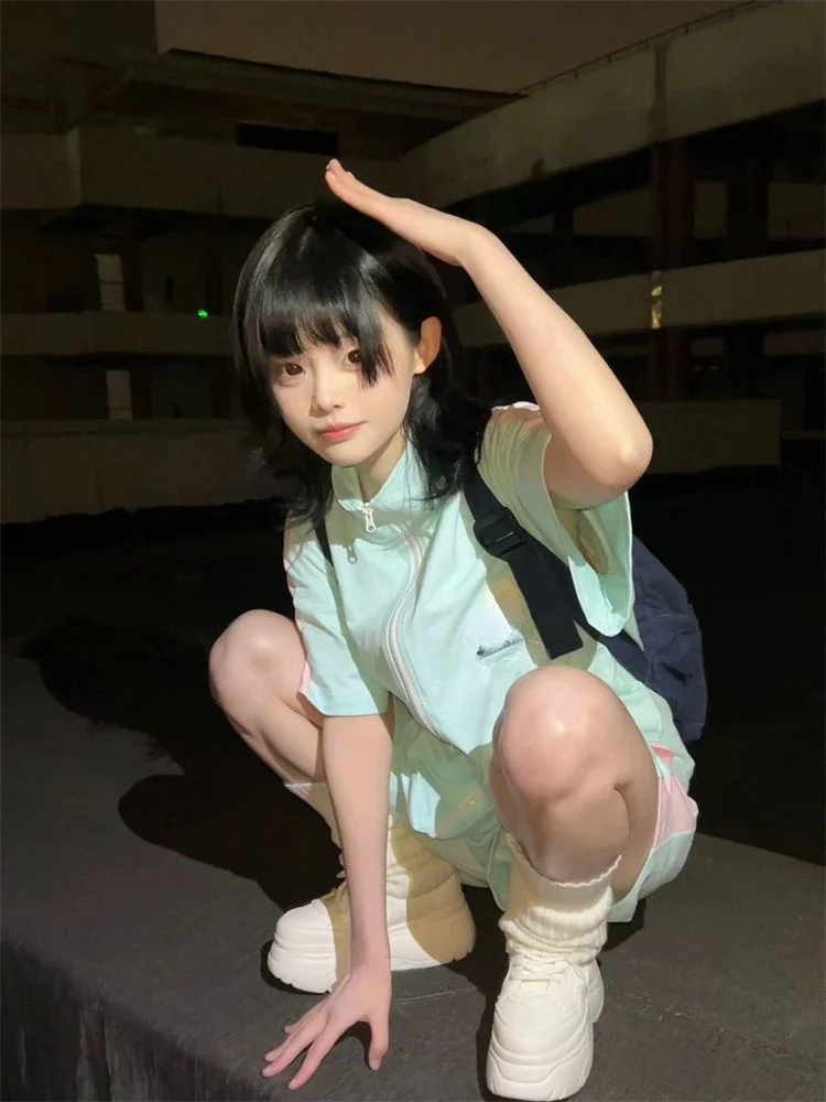 Sweet Kawaill комплект топ+шорты женский полиэстер