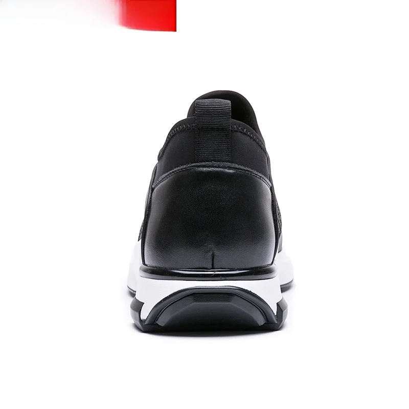 Okang Мужская кожаная уличная повседневная обувь Спортивная Весенняя модная