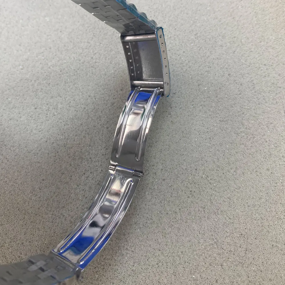 120-tooth 39.5mm Unidirectional Rotation Stainless Steel Case Magnifying Sapphire Glass Five Baht Belt Fit NH35 NH36 Movement