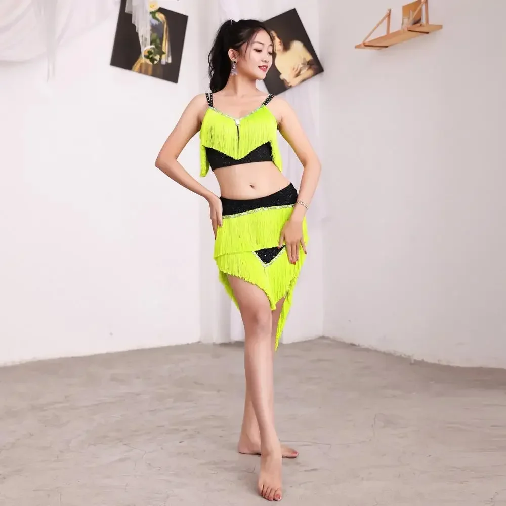 Танцевальный Костюм для танца живота танцевальный костюм самбы в