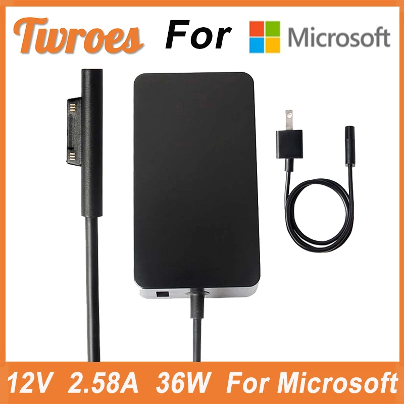 

12V 2.58A 36W Laptop Adapter Charger AC For Microsoft Surface Pro4 Pro3 Laptop Adapter Power Supply High Quality Fast