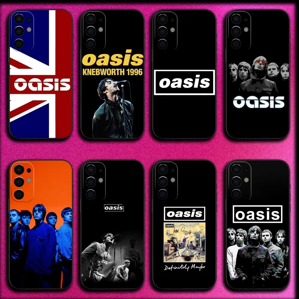 Чехол для телефона Rock Band O-Oasis Samsung S25 S24 S21 S22 S23 S30 Ultra S20 Plus Fe Lite Note 10 9 5G черный мягкий