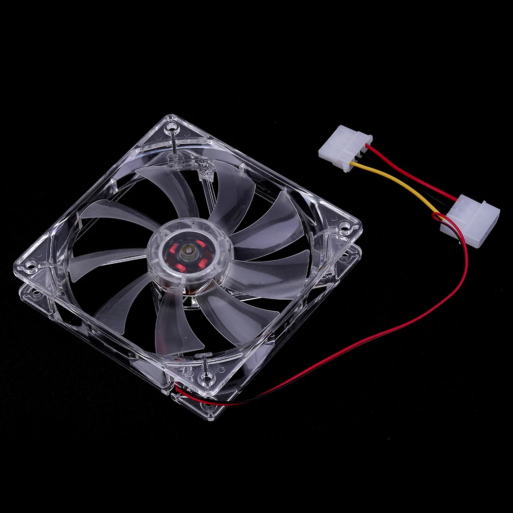 

120mm/80mm pc Computer Fan 4 LED Light Fan PC CPU Cooling Cooler Fan For Computer Case CPU Cooler Radiator Computer Accessories