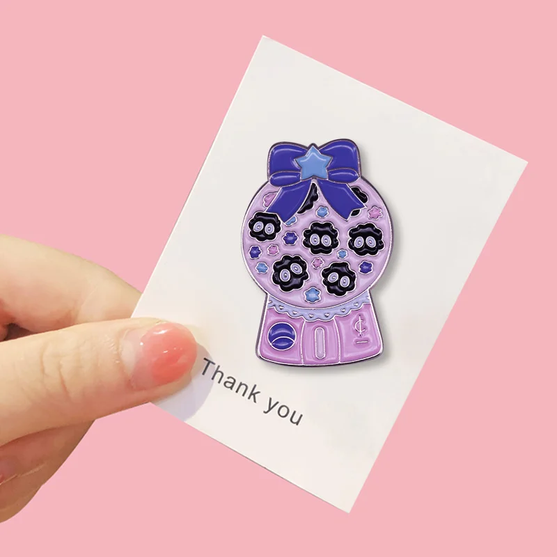 Коллекция булавок Kawaii Soot Sprite ghiвеликолепная брошь аниме призрак радуга звезда