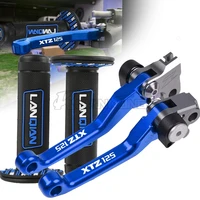 xtz 125 xtz 125 dirt bike brake clutch levers handle hand grip for yamaha xtz125 2003 2016 2015 2014 2013 2012 2011 2010 2009 08