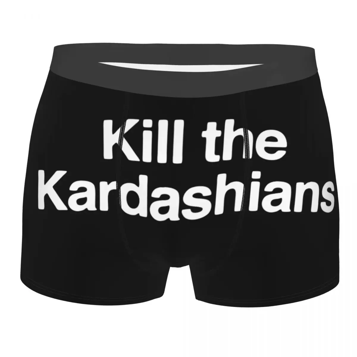 

Kill The Kardashians Slayer Kim Kylie Jenner Men's Underwear Boxer Briefs Shorts Panties Novelty Mid Waist Underpants for Male