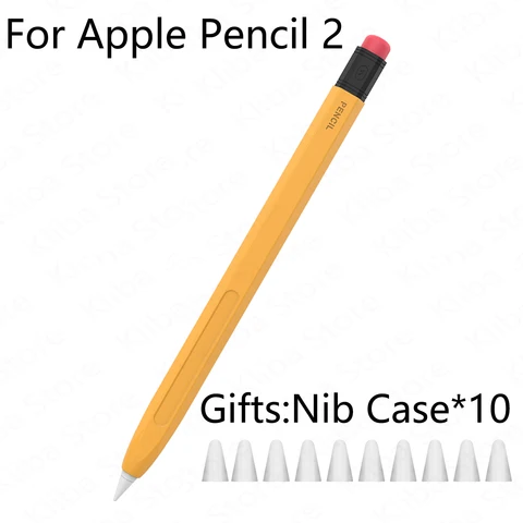 Чехол для Apple Pencil 2/1, защитный чехол для планшета iPad с сенсорным пером и стилусом, чехлы для карандашей 1/2