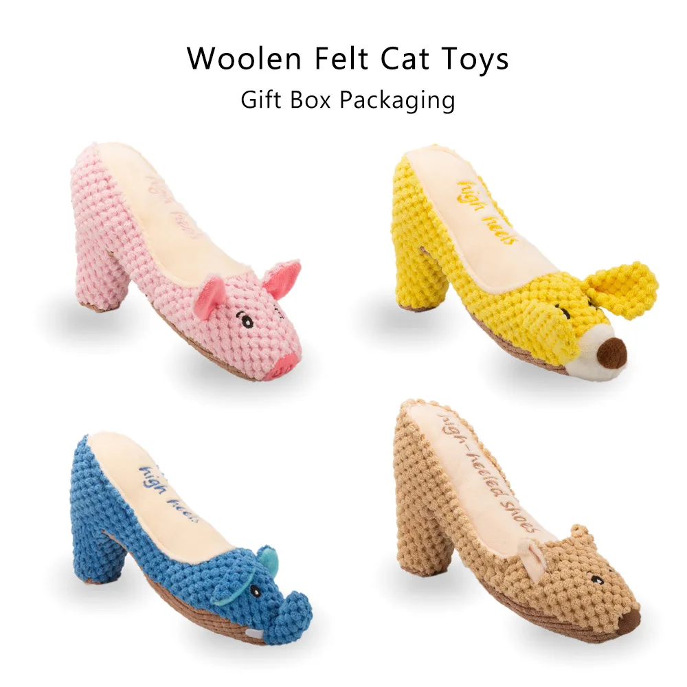 

2022 pet plush dog toy dog voice toy bite-resistant molar high heels puppy toy interactive pet toys dog chew toy cute cat toy