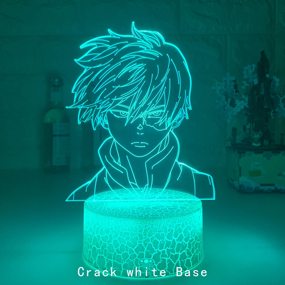 Фото Anime My Hero Academia Shoto Todoroki Face Design Led Night Light Lamp for Kids Child Boys Bedroom Decor Acrylic Table Gift Освещение Anime My Hero Academia Shoto Todoroki Face Design Led Night Light Lamp for Kids Child Boys Bedroom Decor Acrylic Table Gift Освещение