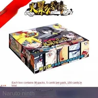 genuine naruto card anime hero card seventh bullet classic collection bronzing card flash card childrens gift toy