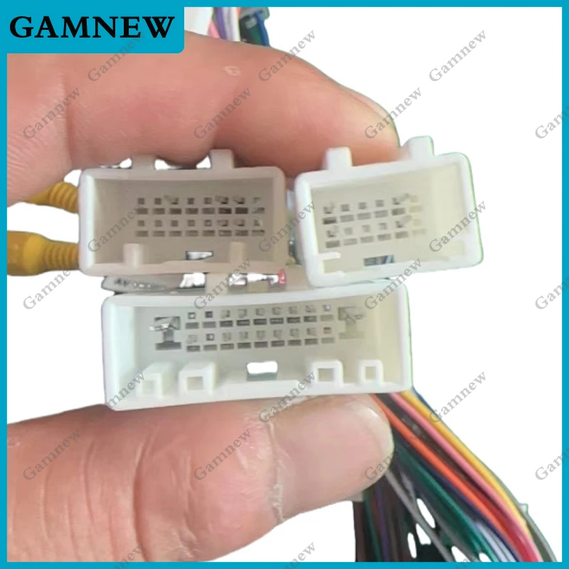 Автомобильный 16-контактный адаптер для аудиокабеля питания с Canbus-коробкой Nissan