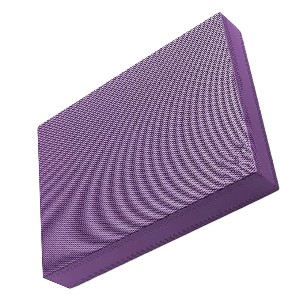 

Portable TPE Balance Pad Non-slip Yoga Cushion Stability Mobility Balance Trainer for Core Training Physical Yoga (Purple)