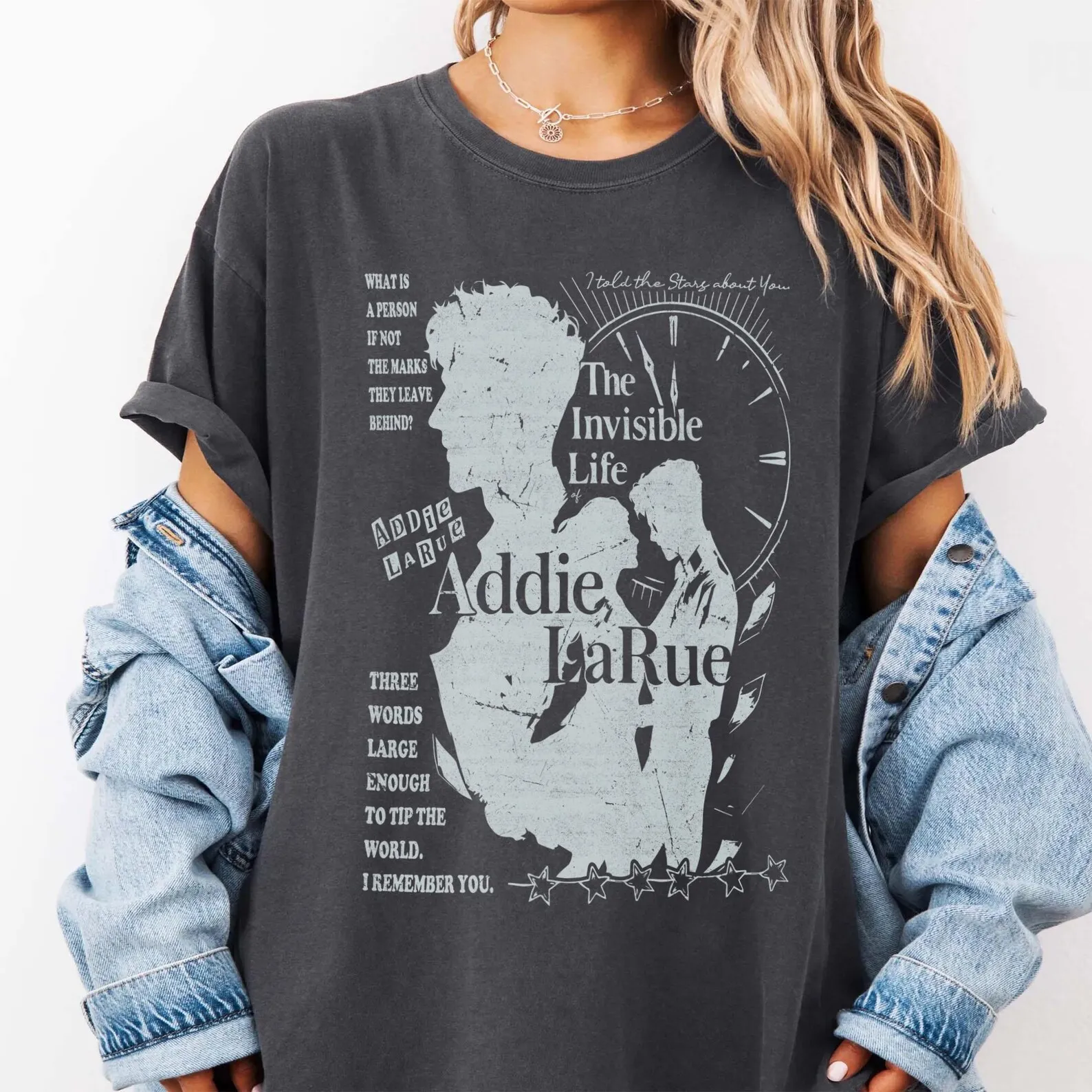Винтажная рубашка-книжка «Невидимая жизнь Эдди Лару» в стиле VE Gift Tee T-Shirt (art.: 3920dc67aef3f) - 3920dc67aef3f