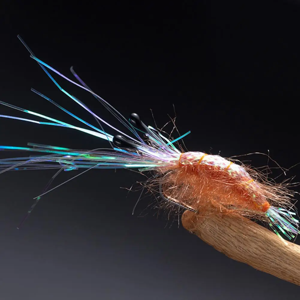 

Fake Fishing Bait Shrimp Fly Bait Universal Shrimp Fly Fishing Bait Sharp Hook Prevent Escape Freshwater Saltwater Lure Tackle
