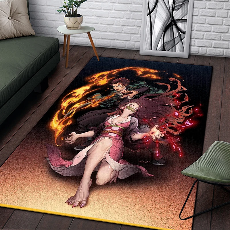 

Demon Slayer custom carpet camping mat kitchen mat yoga mat washroom floor mat decoracion room kitchen mat living room carpet