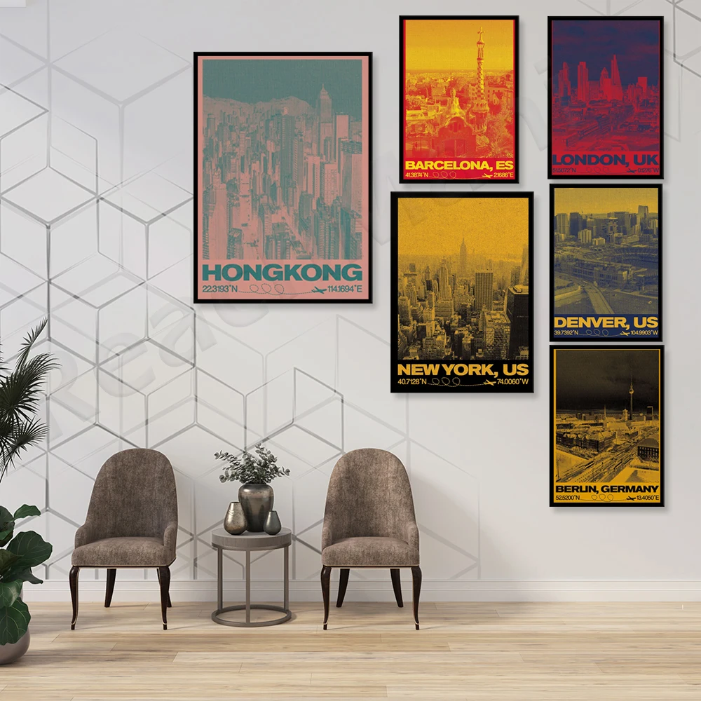 Skylines Лондон Лос-Анджелес Таиланд Мадрид Испания Берлин Германия Нью-Йорк Рим