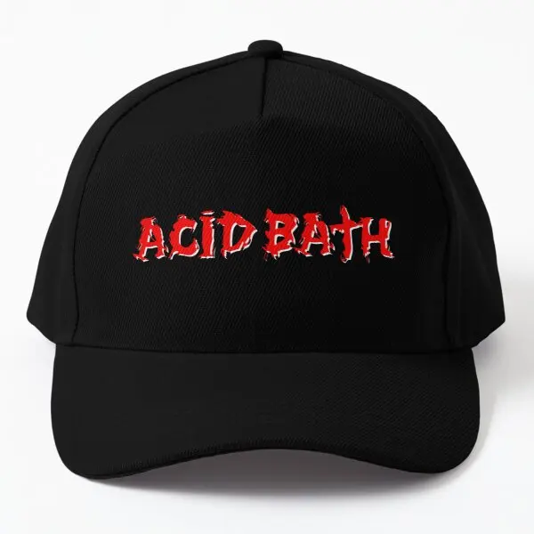 

Acid Bath Band Logo Baseball Cap Hat Hip Hop Sun Spring Printed Czapka Casquette Black Summer Outdoor Snapback Fish Casual