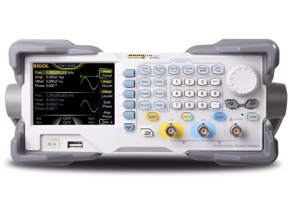 

Rigol DG1022Z 25 MHz Arbitrary Function Generator with Second Channel and Option Arb16M-DG1000Z