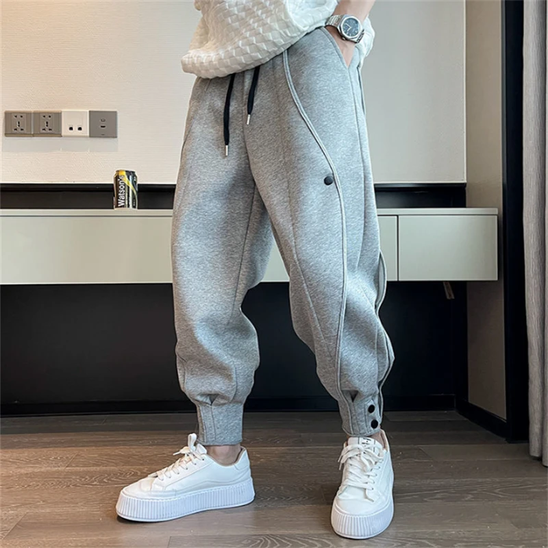 

2023 New Men Sweatpants Spring Autumn Loose Tide Trousers Sport Pants