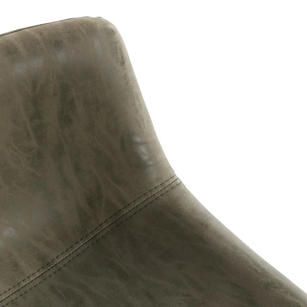 Табурет Edvin зеленый пенопластовый Металл поликожа ПУ (49x88x42 см) | Мебель