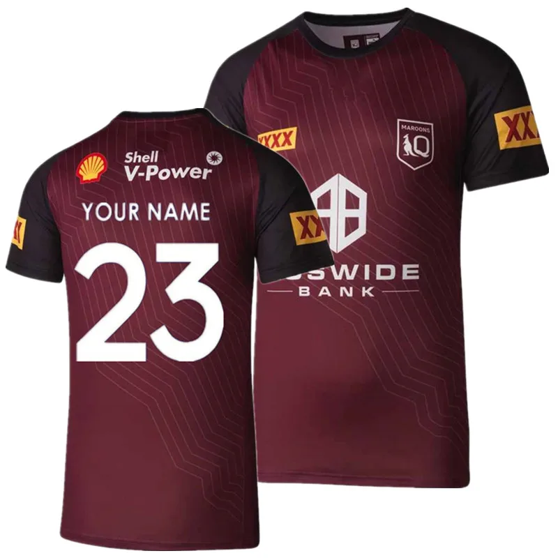 

QLD Maroons 2023 Men's Training Jersey size S-M-L-XL-XXL-3XL-4XL-5XL