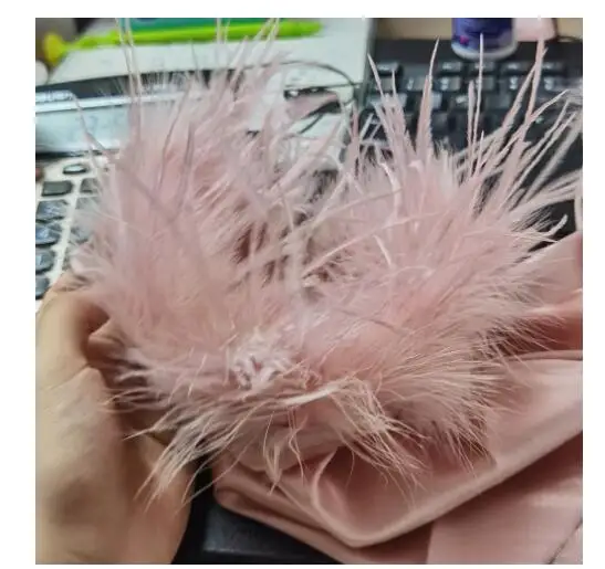 Халат-кимоно Женский атласный с перьями свадебная рубашка для невесты и подружки