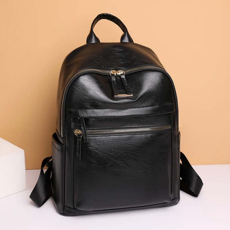 

Новые женские кожаные рюкзаки, модные сумки на плечо, женский рюкзак большой вместимости, Женский дорожный рюкзак, школьные сумки для девочек