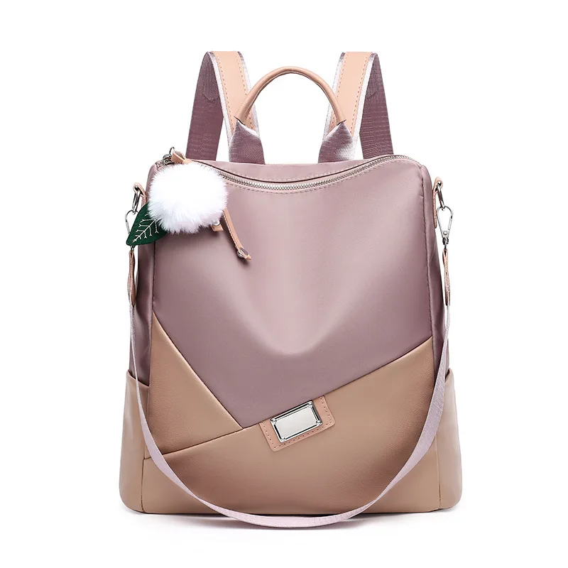 

Женский рюкзак через плечо, вместительный рюкзак контрастных цветов, 2022