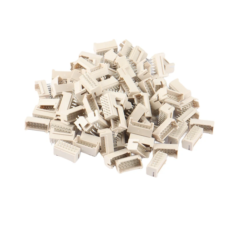 

100 шт., коннектор для майнинга 2 х7 P, Мужская розетка, двухрядная Пряжка, подходит для Asic Miner Innosilicon T2T A9 T1 T2