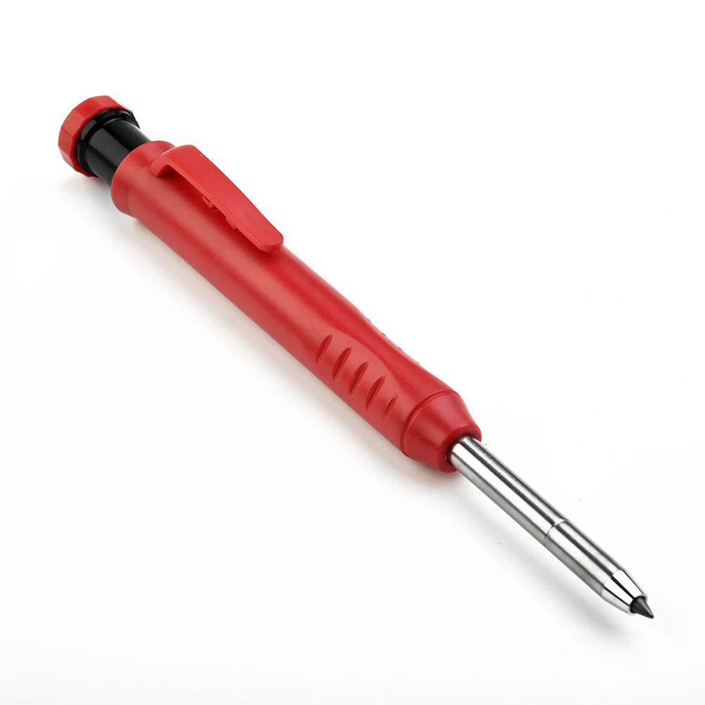 

Solid Carpenter Pencil With Refill For Construction Deep Hole Mechanical Drawing Pencil For Wood Glass Carpentry Scriber Pencil