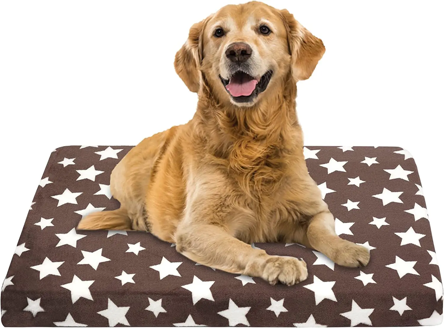 

Coussin Chien dehoussable, Lit pour Chien Mousse Haute Densité Réversible (Frais et Chaud),Matelas pour Chien avec Housse Lava