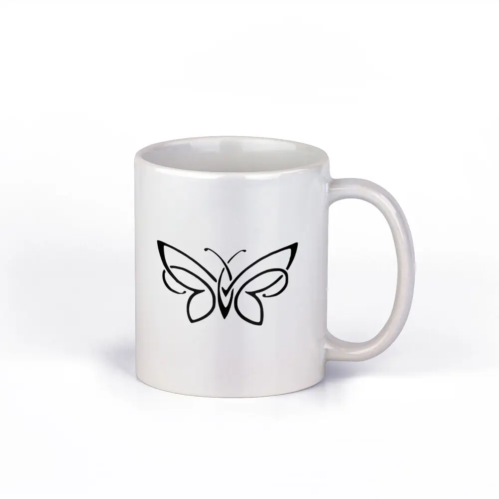 

Beautiful Butterfly Ceramic Coffee Mug | Butterflies Coffee Cup | 11-Ounce Mug