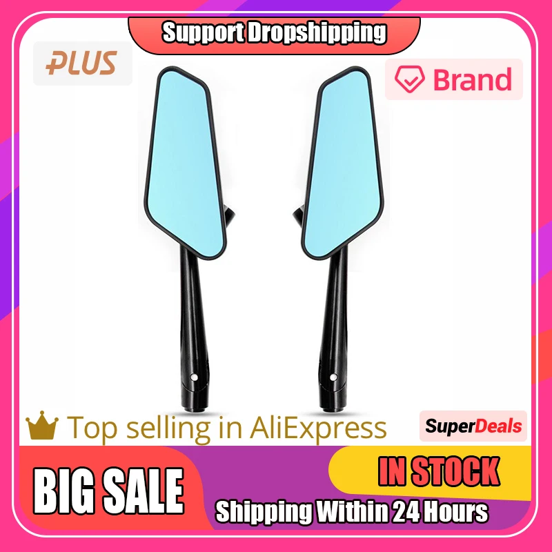 

Боковое зеркало для мотоцикла, регулируемое на 360 градусов зеркало заднего вида из алюминиевого сплава с ЧПУ в стиле ретро для KAWASAKI Z750 NINJA250 ...