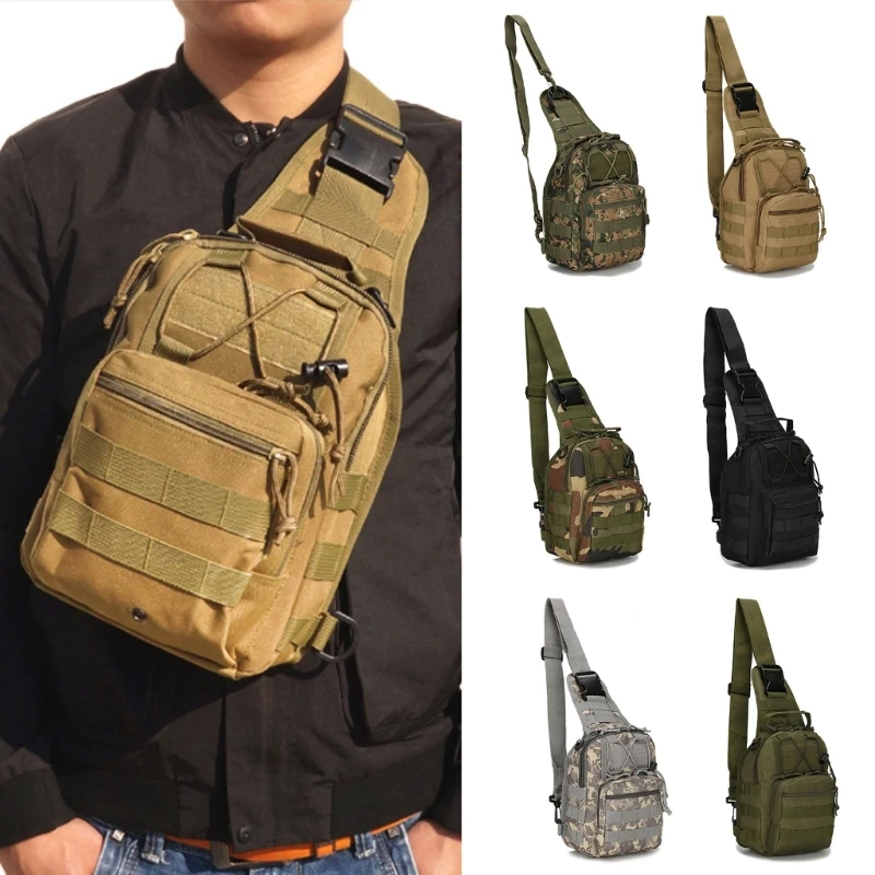 

Мужская тактическая сумка через плечо для кемпинга и охоты, Спортивная нагрудная Сумка-слинг для альпинизма, мужская повседневная сумка через плечо для велоспорта, походов