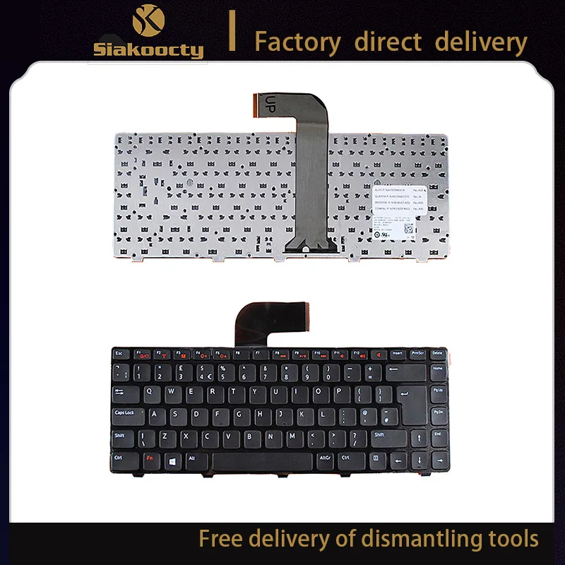 Siakoocty для dell Inspiron 14R N4110 M4110 N4050 M4040 N5050 M5050 M5040 N5040 3330 X501LX502L P17S P18 N4120