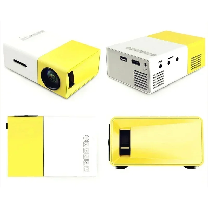 Новый светодиодный мини-проектор YG300 Pro 480x272 пикселей поддержка HD 1080P