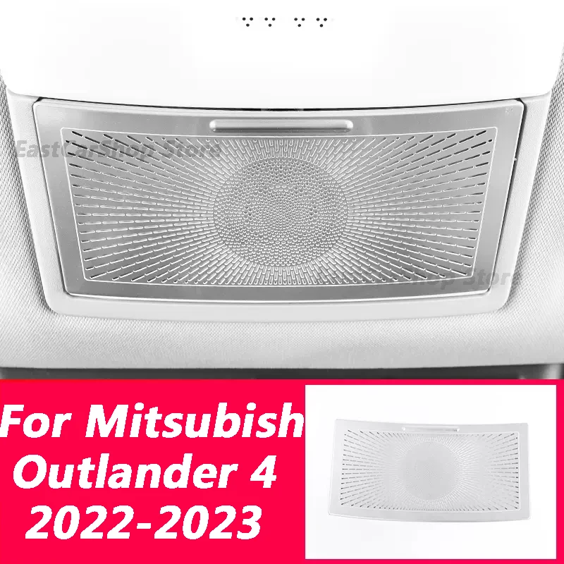 

Car Back Row Reading Light Frame Horn Cover Trim Roof Lamp Decoration Frame for Mitsubishi Outlander 4 2022 2023