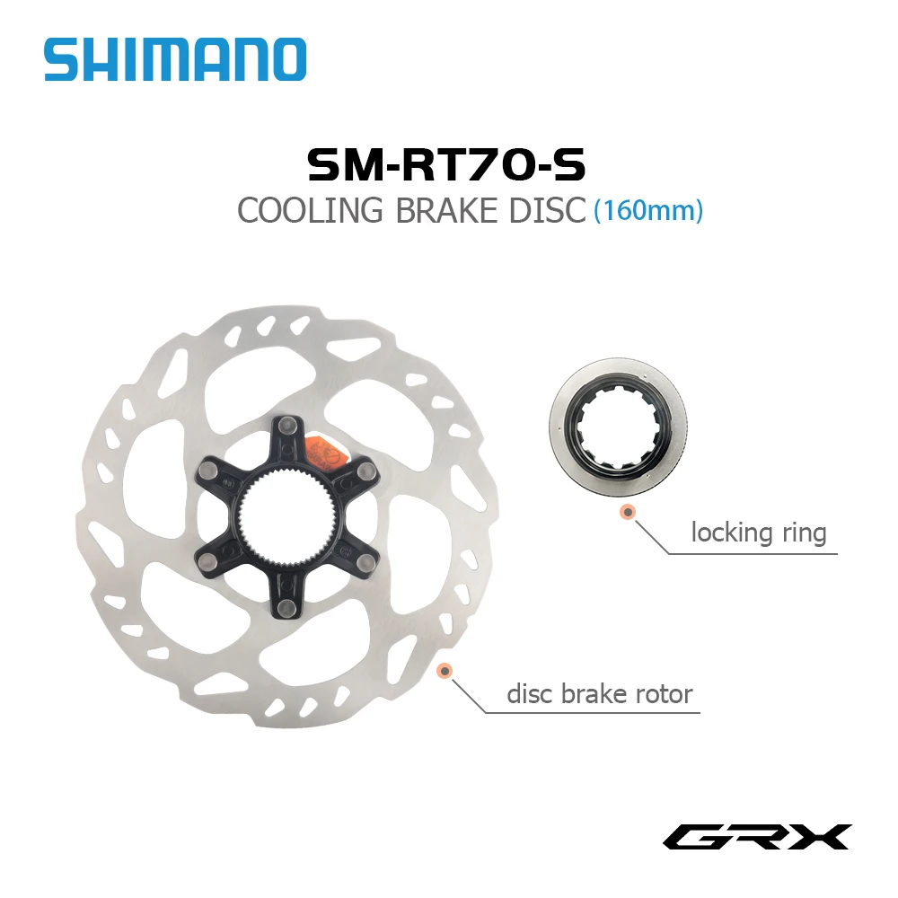 Ротор дискового тормоза Shimano SLX серии M7000 160 мм с центральным затвором