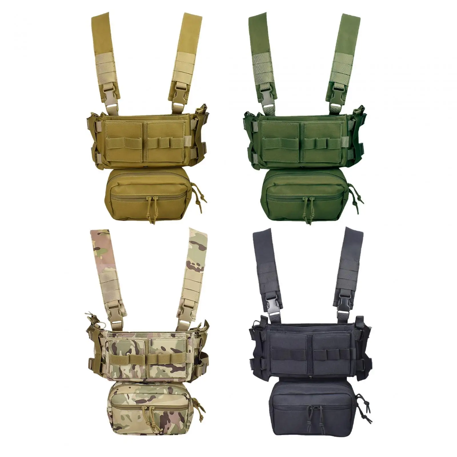 

Sports Vest Jacket with Pouch Adjustable Utility Work Hunting Training Vest Lightweight for Trainer Outdoor Activities Women Men