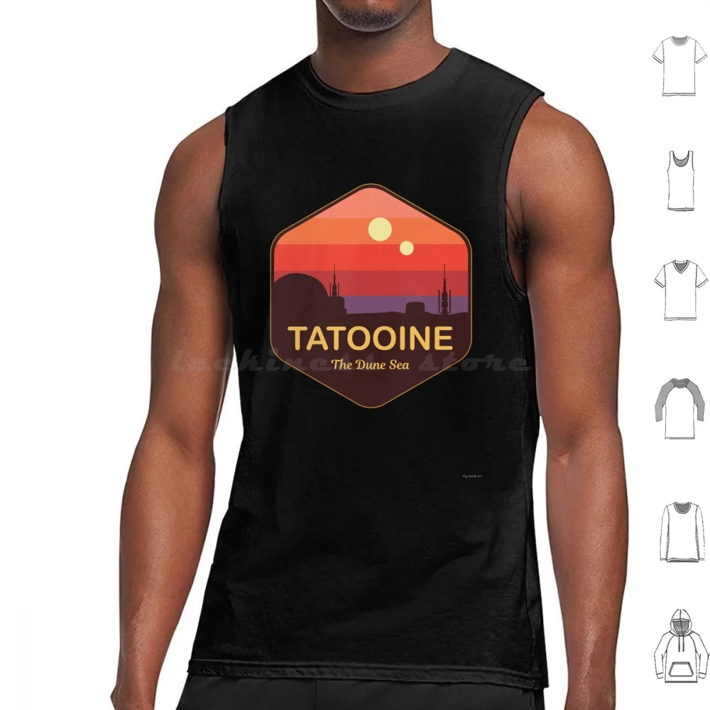 

Tatooine The Sea Tank Tops Vest Sleeveless Tatooine Galaxy Sci Fi National Park Kashyyyk Kamino Scarif Alderaan Hoth Yavin