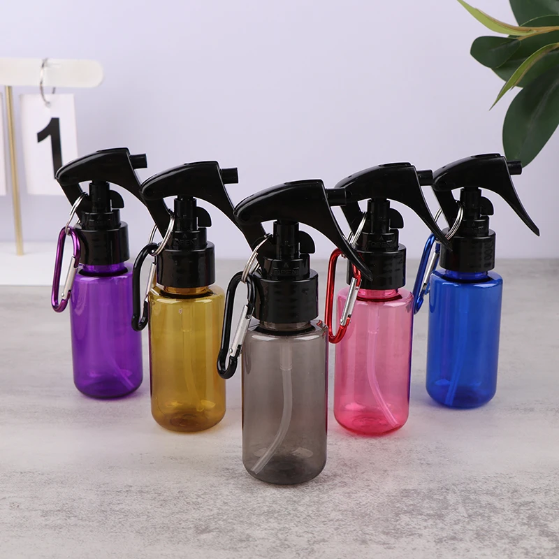 Пластиковая бутылка-распылитель с карабином 60 мл