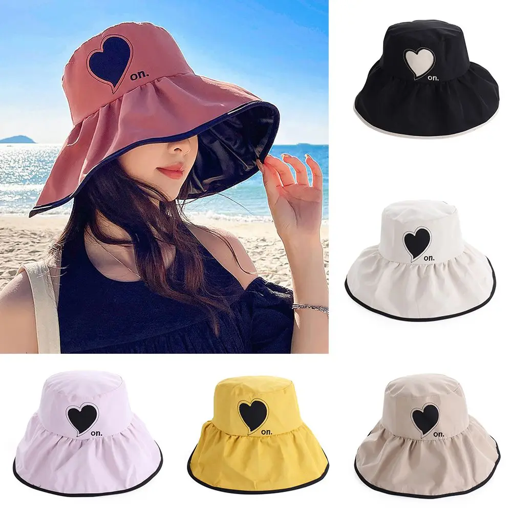 

New Summer UV Protect Cloth Sun Hat Women Spring Hat Foldable Travel Cap Lady Cap Female