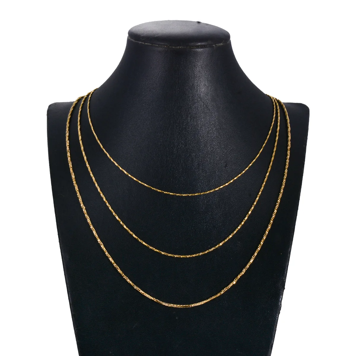 Модное изысканное ожерелье скрученная квадратная змеиная цепь ювелирные