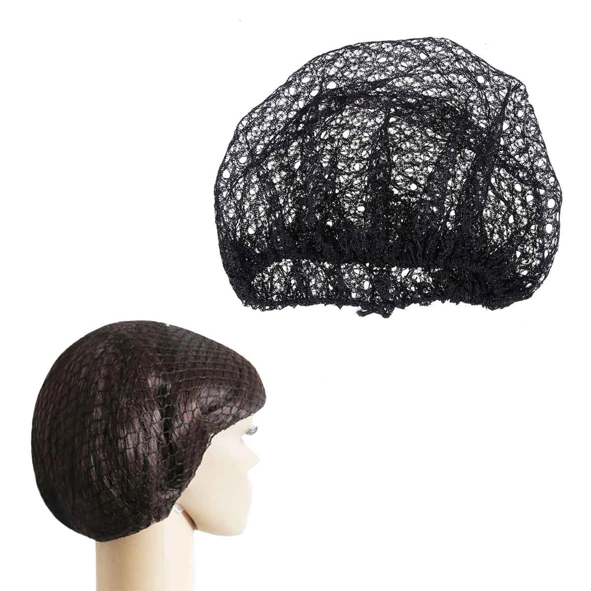 

Hair Nets Black Invisible Elastic Elastic Hair Mesh Lightweight Nylon Hair Accessories for Service, Ballet Bun, Sleeping, and (