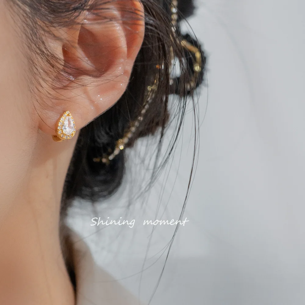 Женские серьги из серебра 925 пробы элегантные ювелирные изделия с цветами