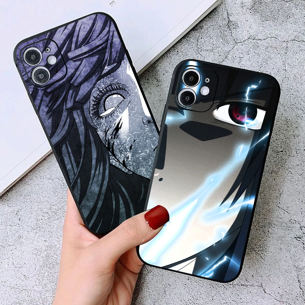 

Japanese NARUTO Anime Phone Case For Funda iPhone 11 12 13 Pro Max 12 13 Mini X XR XS Max SE 6 6s 7 8 Plus Silicone Cover Etui