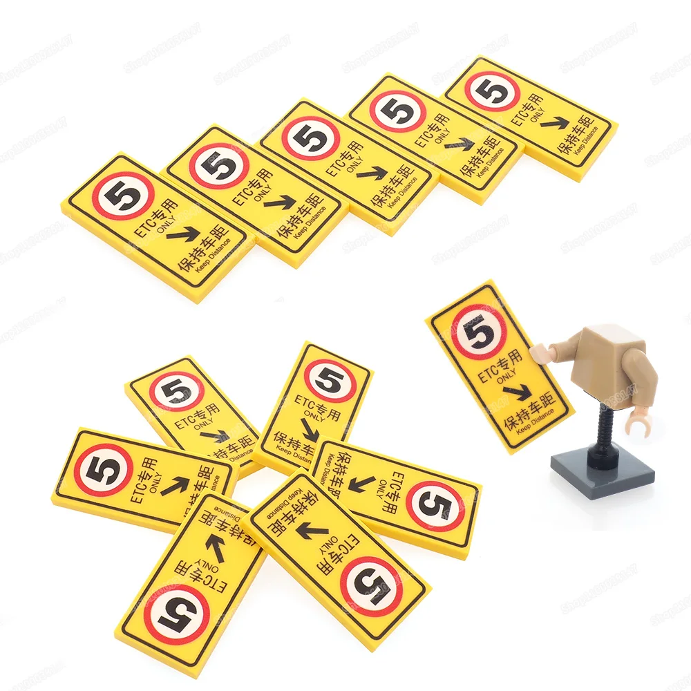 Желтый и т. Д. печатная плитка с индикаторным рисунком 87079 строительный блок 2*4