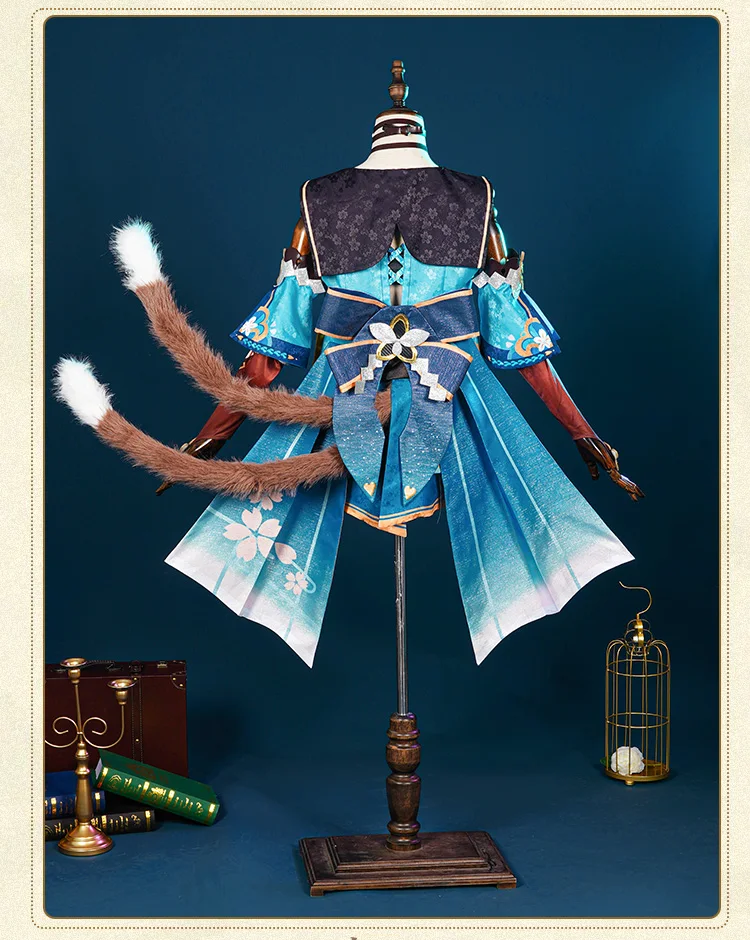 Костюм для косплея Kirara Game Genshin Impact Doujin женский сексуальный топ и шорты комикс-с